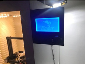 ender 3 lcd wallbox monte edin 3d yazıcı aksesuarlar creality ekran 3d print model - Mito3D
