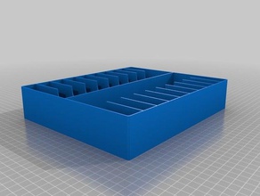 deck holder tool holders boxes customized keyforge 3d print model - Mito3D