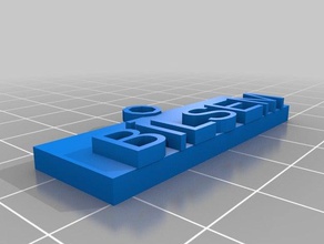 blsem anahtarlik Anahtarlık özelleştirilmiş 3d print model - Mito3D