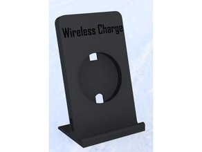 wireless charger smartphone stand mobile galaxy huawei mate 20 iphone phone holder qi samsung 3d print model - Mito3D