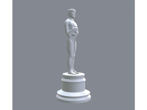 osca sculptures award figurine film miniature movie oscar trophy 3d print model - Mito3D