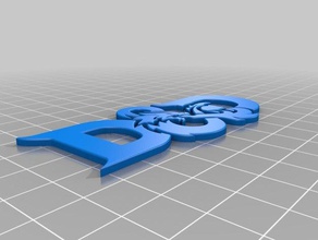 d&d logo plate other 3d print model - Mito3D