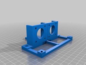 dual extruder fly mount 3d printer extruders 3d print model - Mito3D