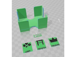 die Bindung Isaaks vier Seelen deck Halter v2 Spiele 3d print model - Mito3D