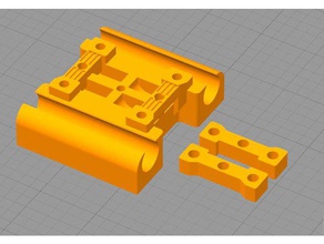 hypercube evolution carriage mount 10mm id 12mm od Messingbuchsen 3d Drucker Teile 3d print model - Mito3D