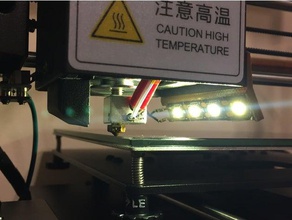 led luce targa 3d la stampante accessori anycubic i3 mega 3d print model - Mito3D