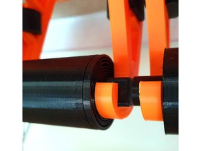 raf tutucular altında otomatik geri sarma makara tutucu yeniden TEB 3d yazıcı parçalar filaman biriktirme filament spoolholder sarıcı 3d print model - Mito3D