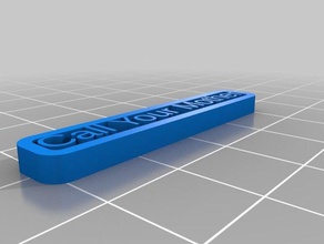 call your mother keychains customized 3d print model - Mito3D