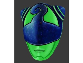kyuranger camaleonte verde il costume cosplay casco powerrangers 3d print model - Mito3D