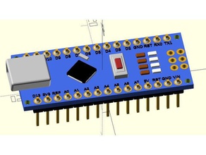 arduino nano board electronics boardgames 3d print model - Mito3D