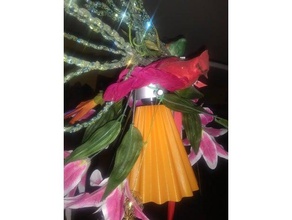 Lampenschirm Dekor flower vase 3d print model - Mito3D