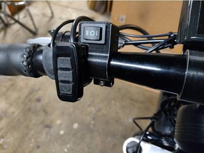 interruptor de eje balancín montaje la bici del manillar deporte al aire libre 3d print model - Mito3D