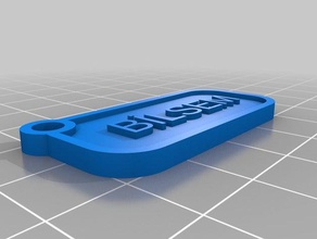 blsem7 Anahtarlık özelleştirilmiş 3d print model - Mito3D