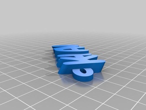 khan Schlüsselanhänger angepasst 3d print model - Mito3D
