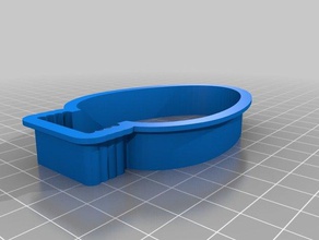 light shaped cookie cutter kitchen dining 3d print model - Mito3D