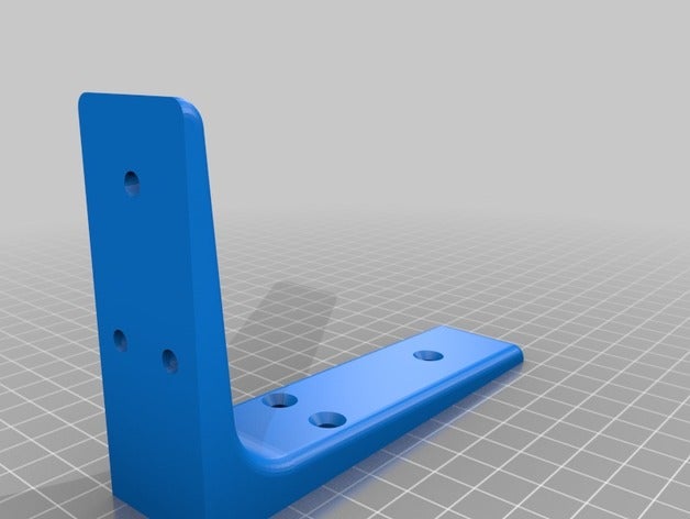 shelf bracket organization 90 degree bookshelf 3D print model - Mito3D