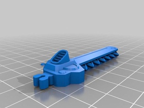 skullbot chainsword construção brinquedos motosserra clipe warhammer 40k wh40k 3d print model - Mito3D