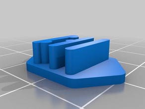 parametrische filament spool-clip v3 175 klein 3d Drucker - Zubehör angepasst 3d print model - Mito3D