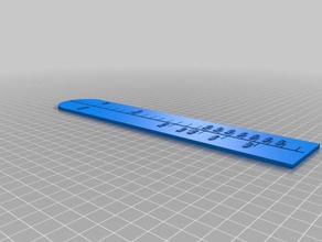 sock ruler fashion 3d print model - Mito3D