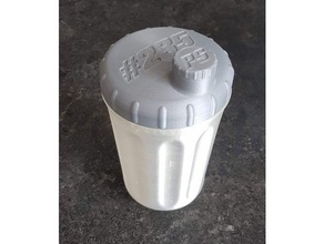 proteína shaker esporte ao ar livre aufbewahrung garrafa fitness bollte flasche ginásio da wasser wasserflasche água de pesos 3d print model - Mito3D