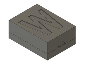 o armazenamento de caixa wq blackstone fortaleza -parte 1 - rangement despeje 1- jogos 3d print model - Mito3D