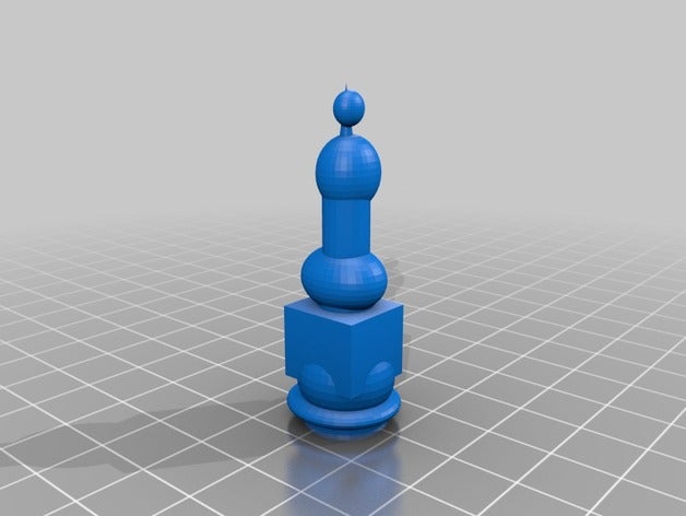 chess queen 3d printing 3D print model - Mito3D