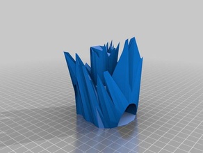 kristal 3d baskı 3d print model - Mito3D
