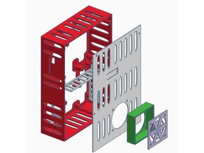 anet a8-Elektronik Fall-Teil 1 3 d Drucker Teile Gehäuse mosfet 3d print model - Mito3D