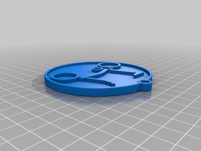 brompton médaille arbre de noël bricolage 3d print model - Mito3D
