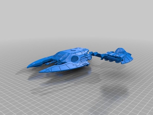space elf tank sky shaker anti-air resin print games 6mm epic scale scifi tanks 3D print model - Mito3D