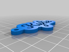 kylie llaveros personalizado 3d print model - Mito3D