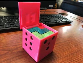 un pezzo di puzzle box 3d stampa 3d print model - Mito3D