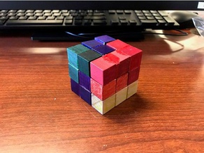 rompecabezas de cubo componentes 3d impresión 3d print model - Mito3D