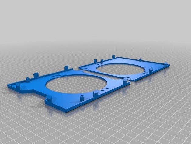 fractal core 2500 Frontplatte austauschbar öffnungen computer 3D print model - Mito3D