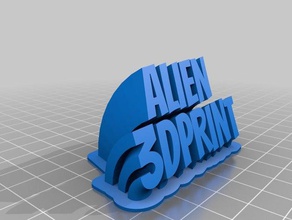 alien 3d, stampa dz office personalizzato 3d print model - Mito3D