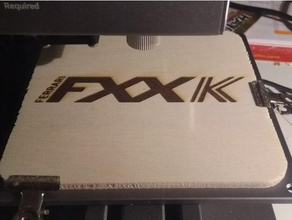 ferrari fxx logotipo de la impresión 3d láser grabado del cnc talla automoción snapmaker supercar ultimaker 3d print model - Mito3D