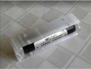 li-ion 18650 batterie protectorand plus de l'électronique flexible boîte hobby pouvoir cell protector 3d print model - Mito3D