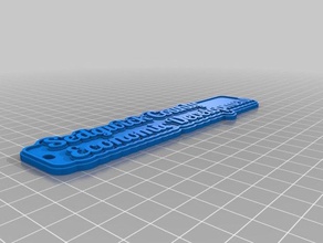 sced keychain keychains customized 3d print model - Mito3D