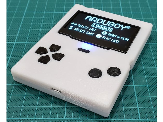ardubigboy arduboy compatible 8-bits de poche arduino jeu plate-forme jeux leonardo retro gaming 3D print model - Mito3D