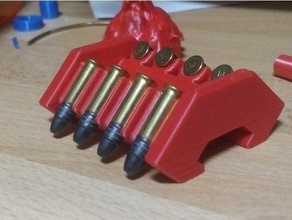 22 lr p-rail munizioni mo di bandoliere 2-20 round sport all'aperto caccia le riprese tiro al bersaglio 3d print model - Mito3D