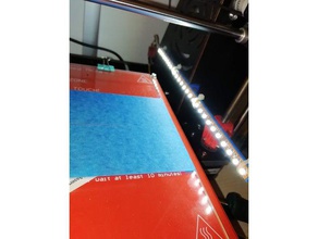 striscia led luce letto stampante 3d ctc i3 accessori anet a8 aggiornamento prusa 3d print model - Mito3D