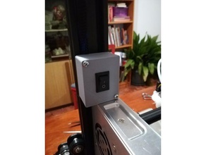 rocker switch box 2040 profile 3d printer accessories 3d print model - Mito3D