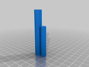 my customized dice pencil extender cap 3d print model - Mito3D