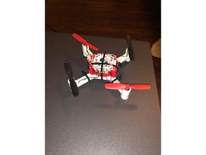 mini drone rc vehicles frame quadcopter remote control 3d print model - Mito3D