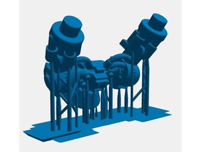 leg support photon 3d printing 3d print model - Mito3D