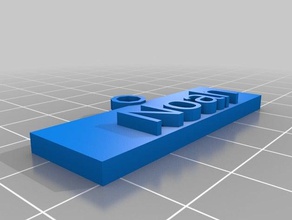 mi nombre personalizado tag llavero de noé llaveros 3d print model - Mito3D
