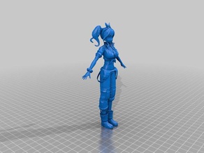 makina nakajima Skulpturen delta macross 3d print model - Mito3D