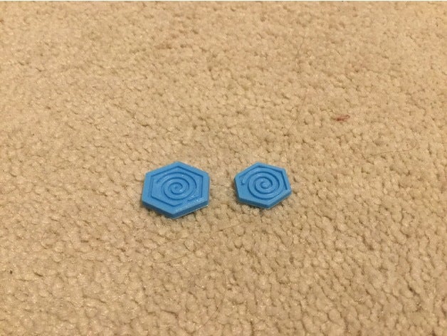 keyforge token v3 içerlek tasarım 18 mm şok oyuncak oyun aksesuarlar boardgame 3D print model - Mito3D