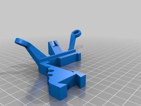 rolling filament guide part led holder v2 anycubic i3 mega 3d printer parts 3d print model - Mito3D