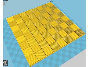 simple chess board 3d print model - Mito3D